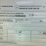Certificato di nascita o plurilingue?